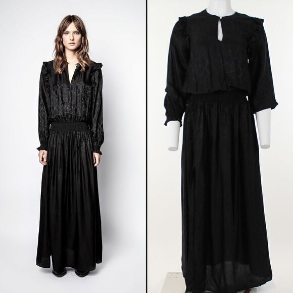 Zadig & Voltaire Roar Python Maxi Dress - Picture 1 of 5